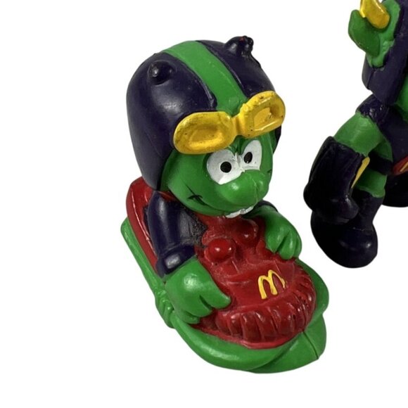 Vintage‎ 1984 Bully Astromik McDonalds Alien Figurines Set Of 4 - Picture 2 of 6